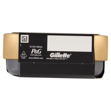 Gillette Labs Rasoio da Uomo Champion Gold Edition Custodia da Viaggio 1 Manico + 2 Lamette + 1 Base